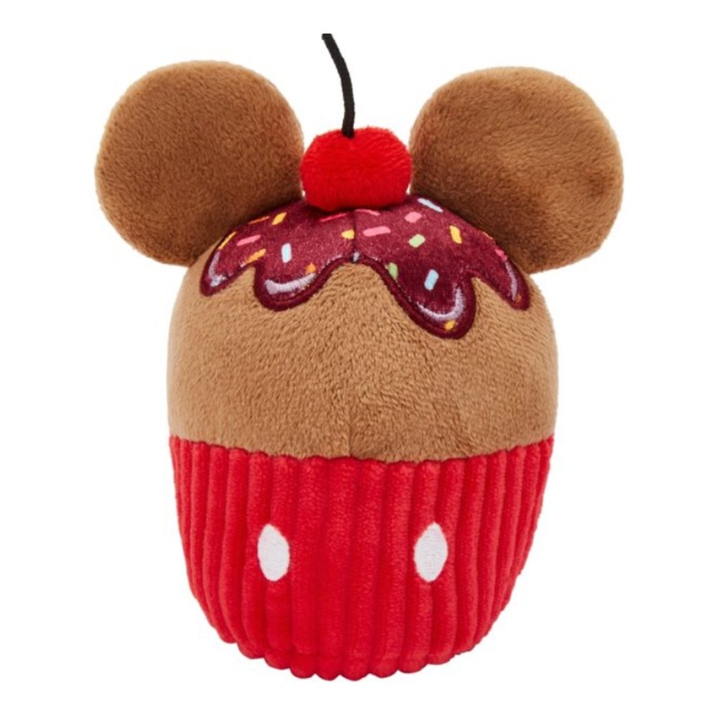 Disney Mickey Mouse Cupcake Squeaky Dog Toy